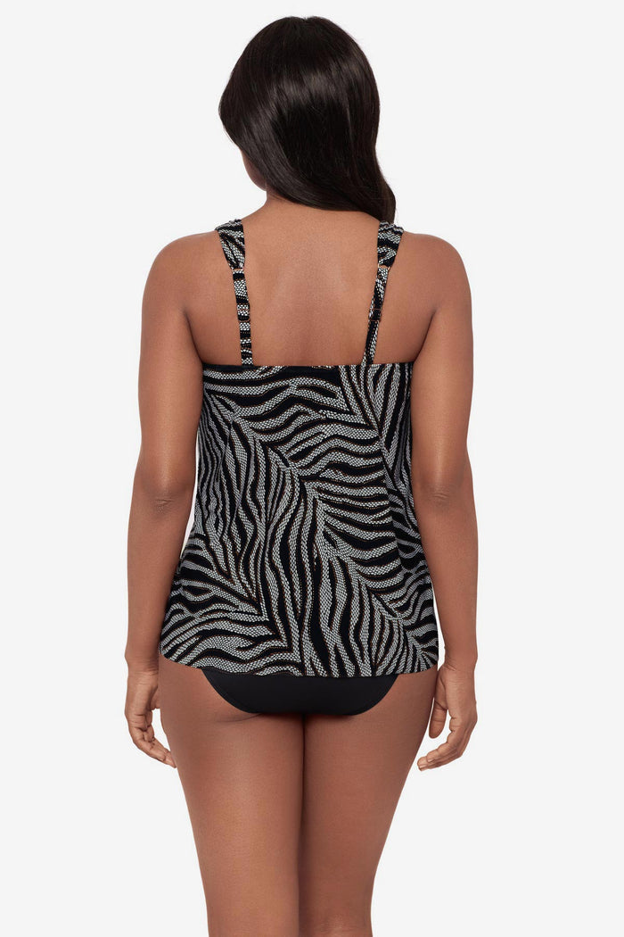 DD-Cup Dazzle Tankini Top in Zirconic