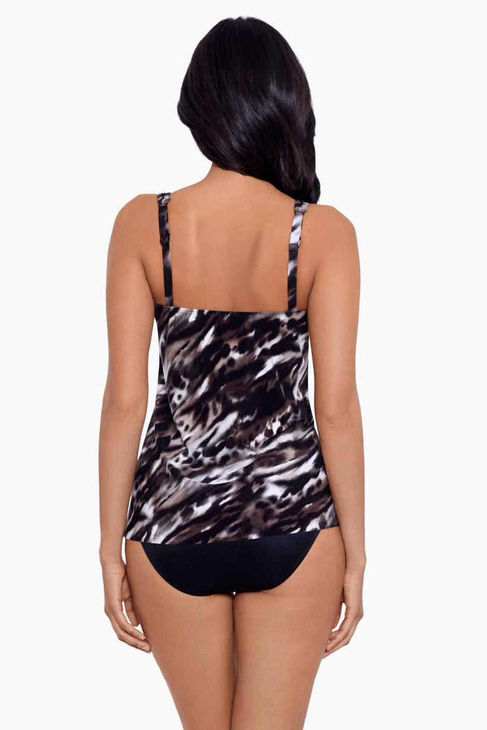 DD-Cup Mirage Tankini Top in Tempest