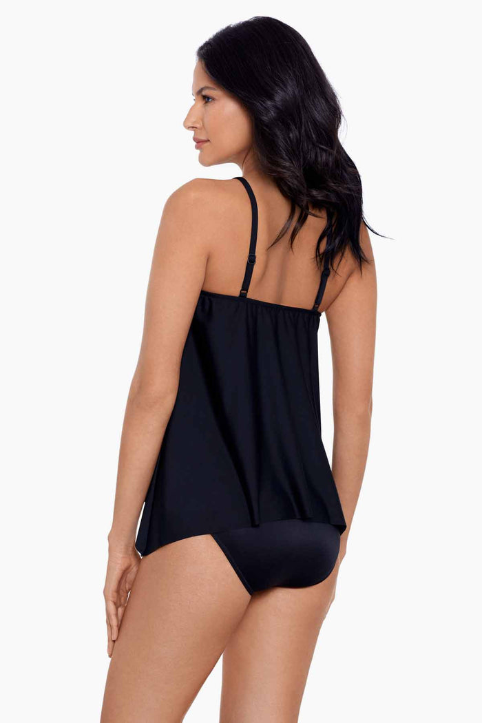 DD-Cup Peephole Tankini Top in Precioso