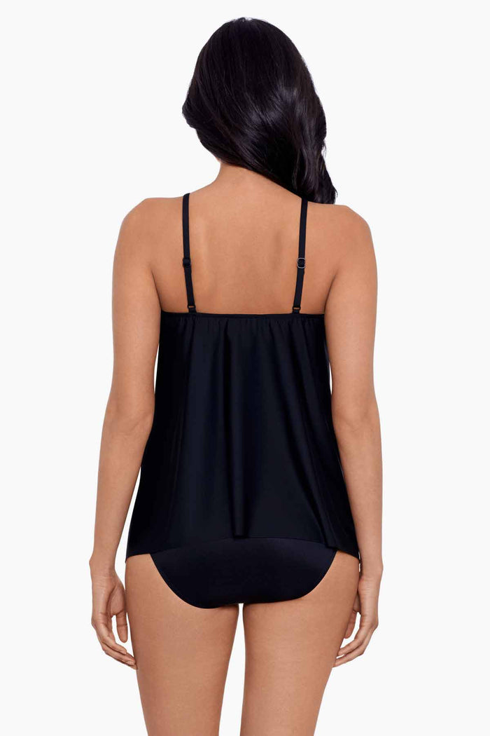 DD-Cup Peephole Tankini Top in Precioso