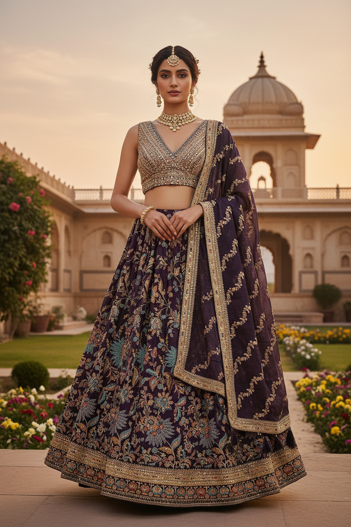 Front Pose with Dupatta