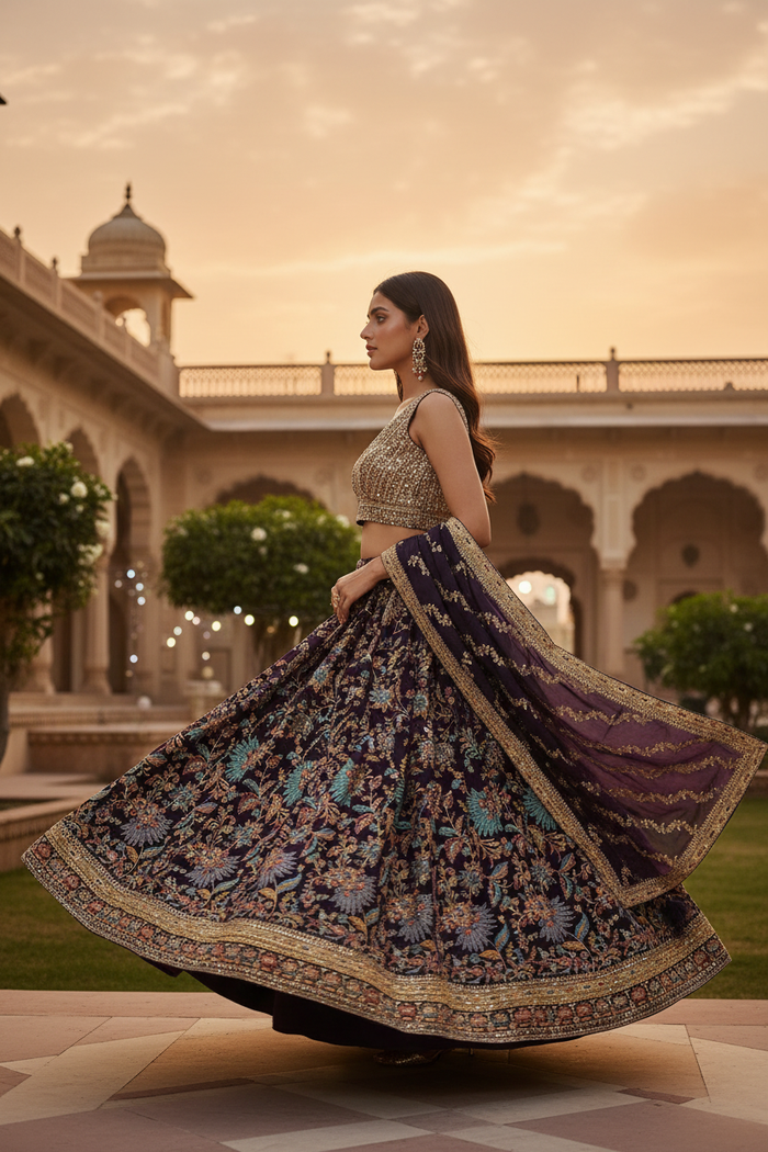 Side Profile with Dupatta