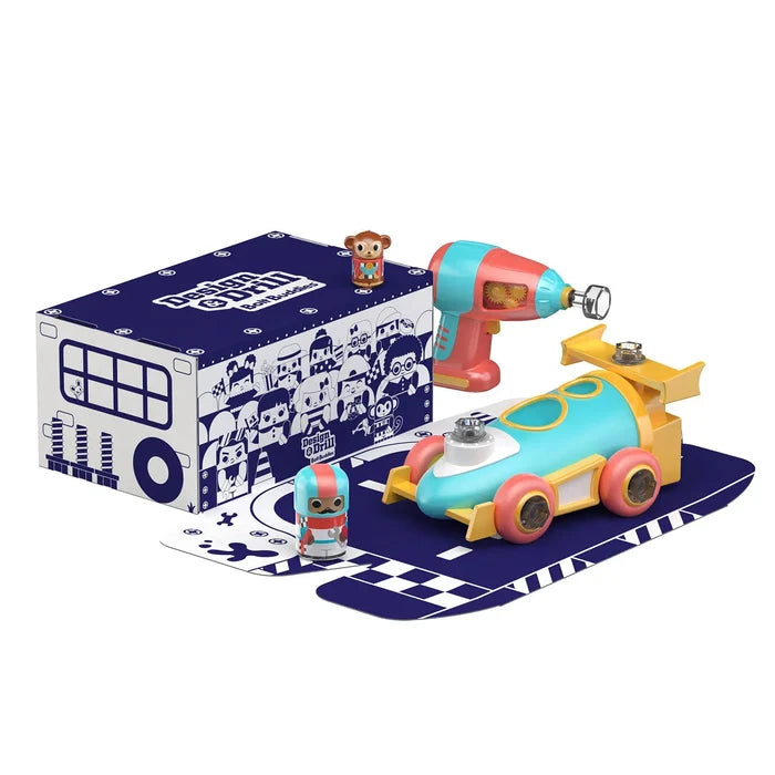 Design & Drill Bolt Buddies Police Rescue Race Car - ebebek - Black Friday