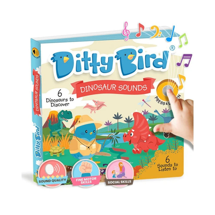 Ditty Bird Dinosaur Sounds Book - ebebek - Black Friday