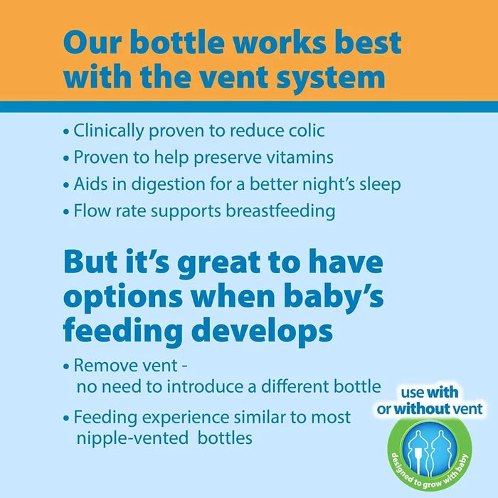 Dr. Brown's Options+ Anti - Colic Wide Neck Baby Bottle 270ml - ebebek - Black Friday