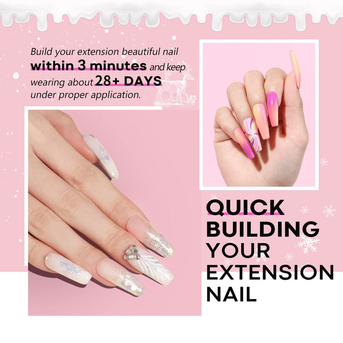 Dry Rose Poly Nail Gel Kit MODELONES #