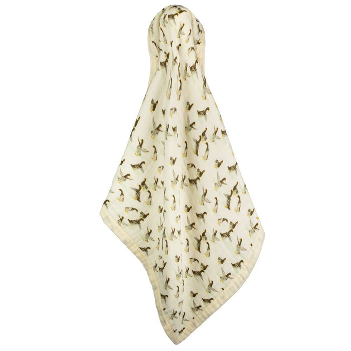 Duck Big Lovey Three-Layer Muslin Blanket - Babies in Bloom