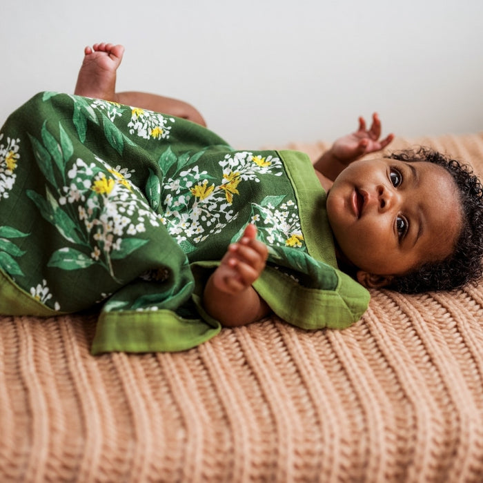 Duck Mini Lovey Two-Layer Muslin Security Blanket - Babies in Bloom