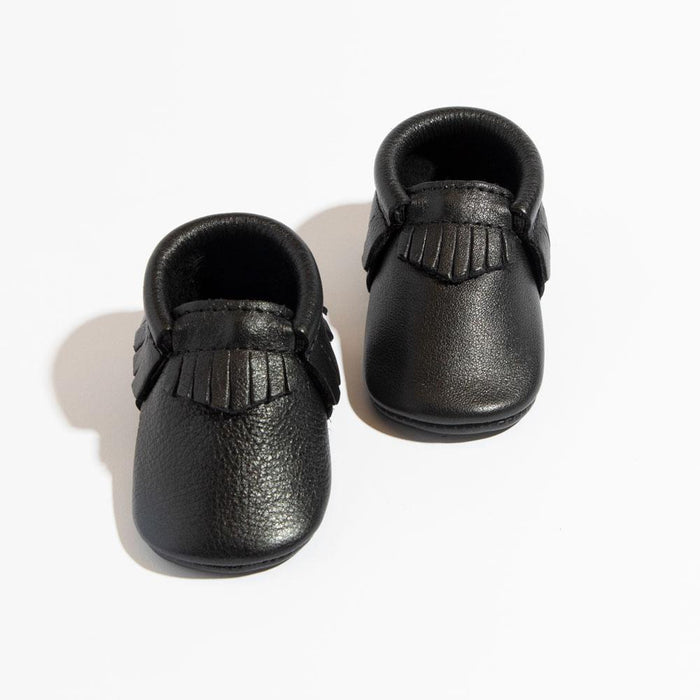 Ebony Moccasin Baby Shoe - Babies in Bloom