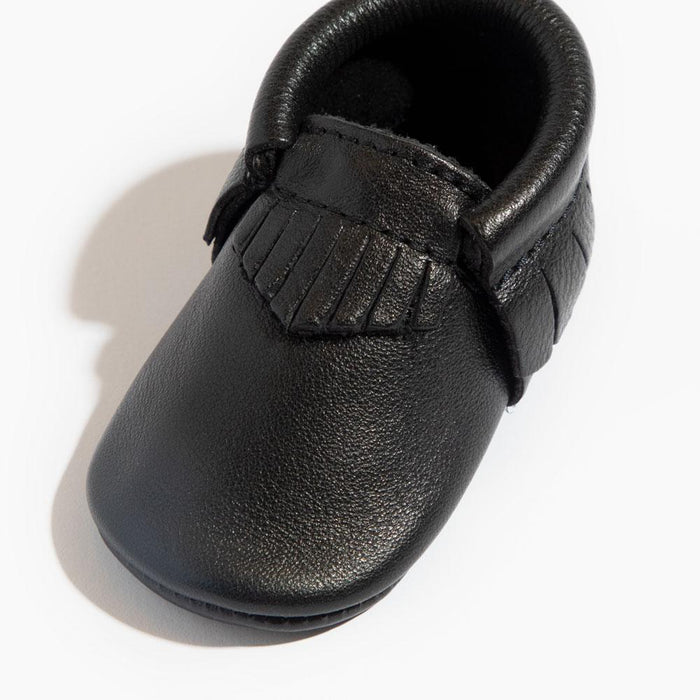 Ebony Moccasin Baby Shoe - Babies in Bloom