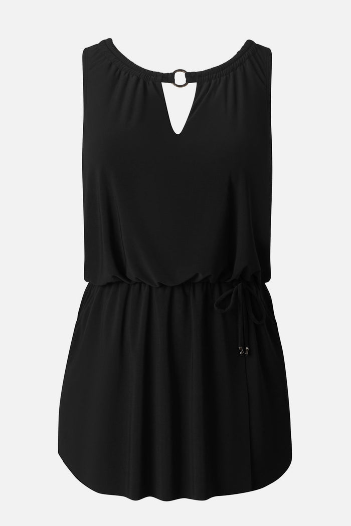 Effie One Piece Swim Dress in Black
