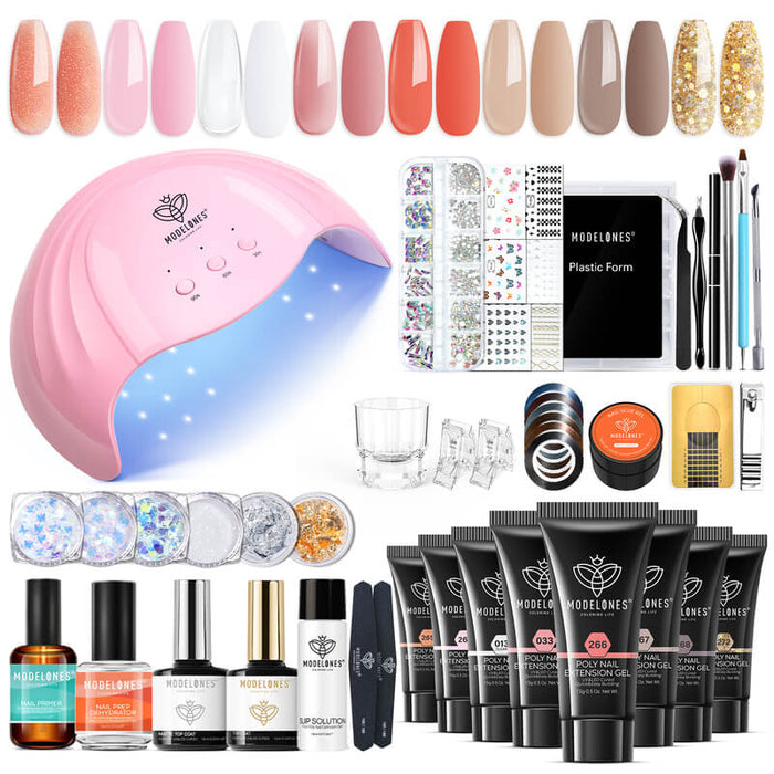Elegant Poly Nail Gel Kit MODELONES #