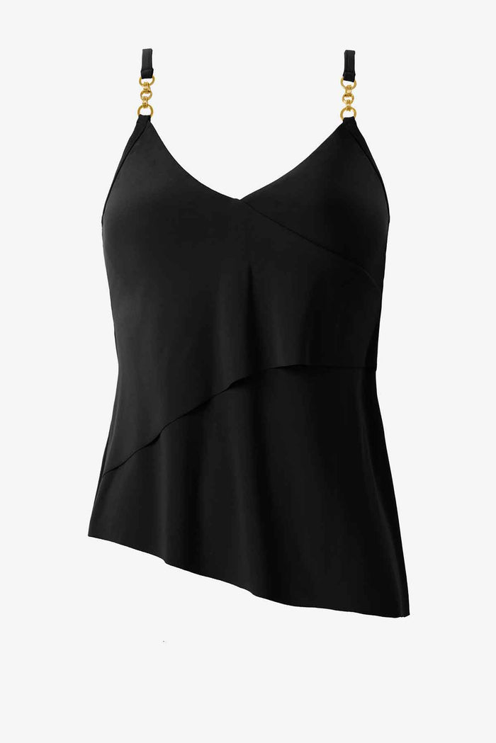 Eliza Tankini Top in Chain Link