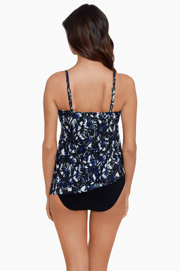 Elsa Tankini Top in Blueprint