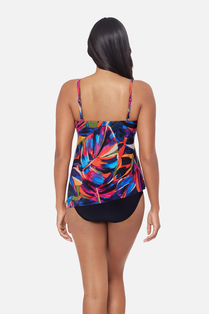 Back view of Elsa Tankini Top in Mariachi