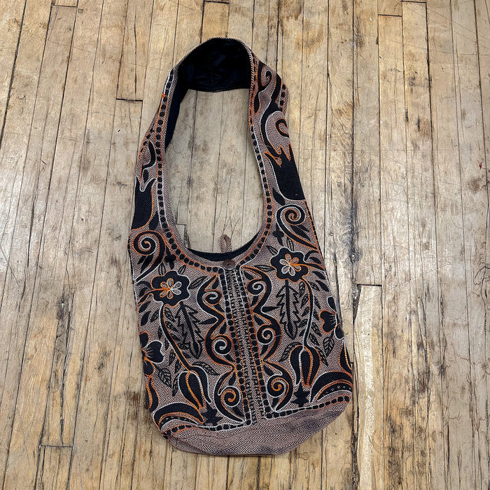 Embroidery Cotton Messenger Bag