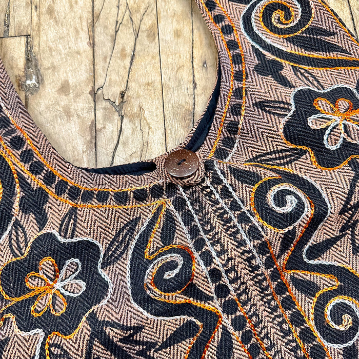 Embroidery Cotton Messenger Bag