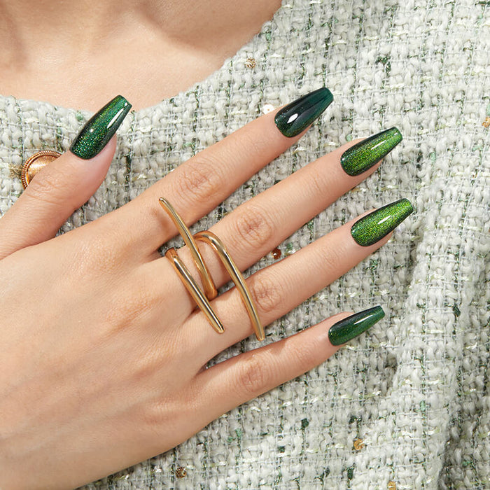 Emerald Forest - Modelones Gel Nail Polish Cat Eye Gel 15ml Inspire Gel MODELONES #emerald-forest