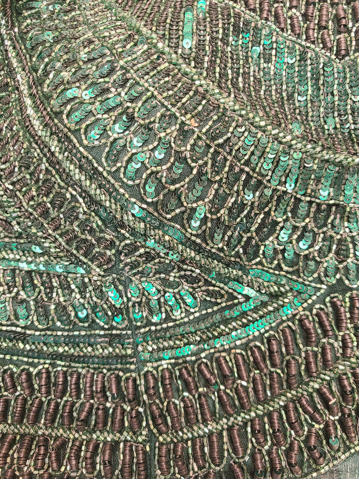 Emerald Ruffle Organza Lehenga Set