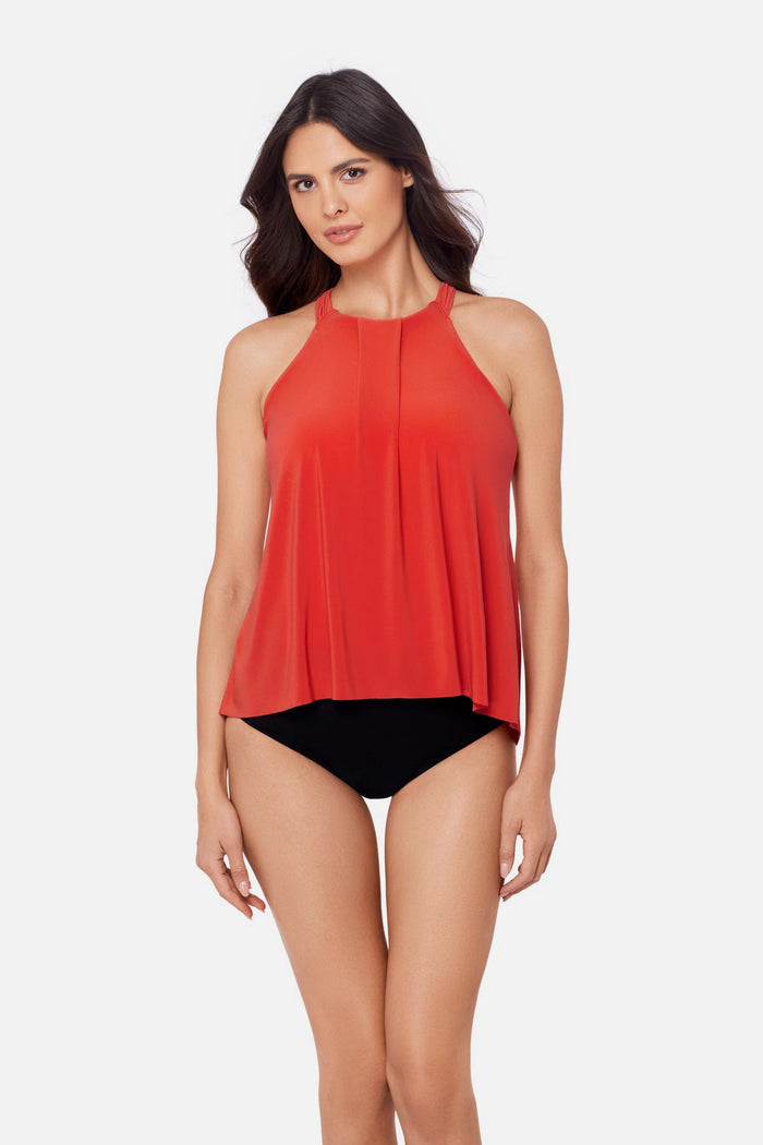 Esme Tankini Top in Tigerlily