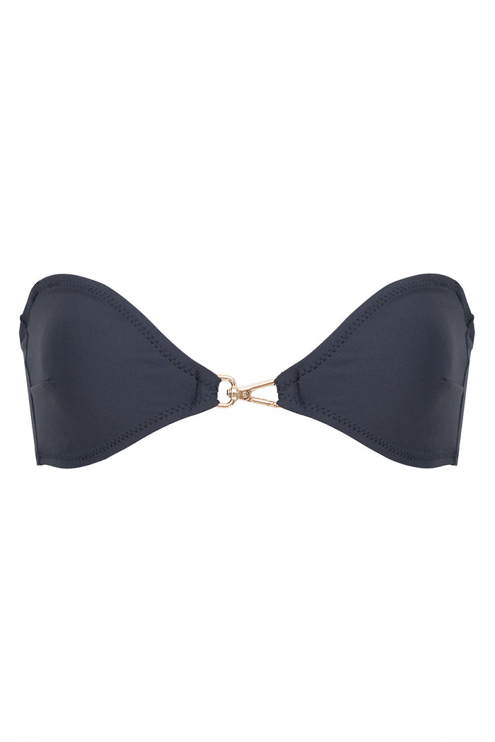 Esty Graphite bikini top