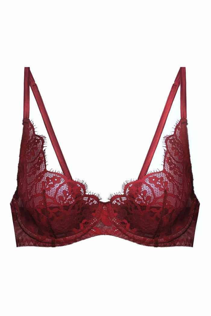 Etelle bordeaux bra