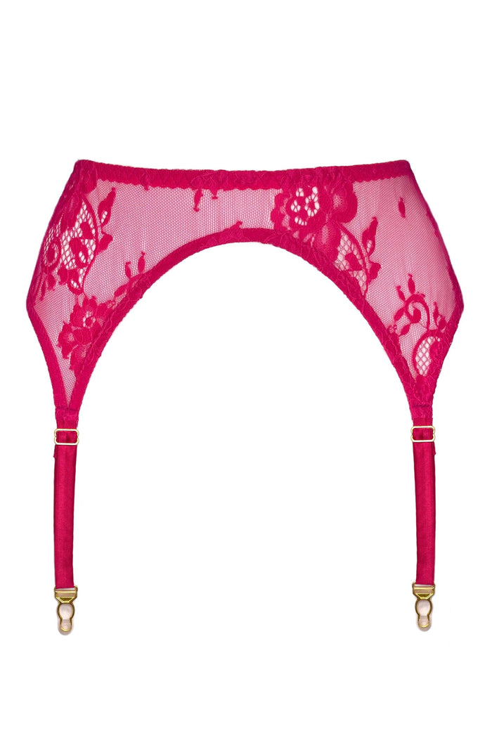 Etelle Fuchsia garter belt - yesUndress
