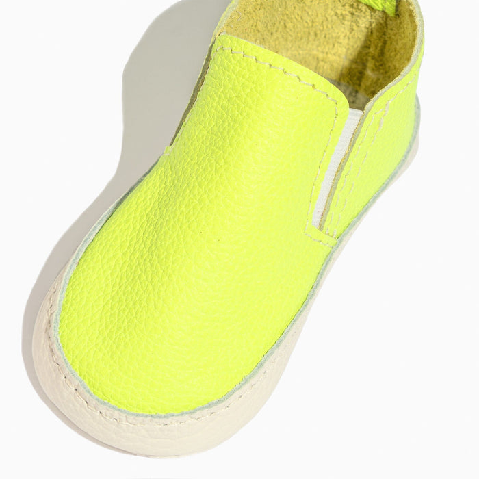 Extra Yellow Slip On Baby Shoe - Babies in Bloom