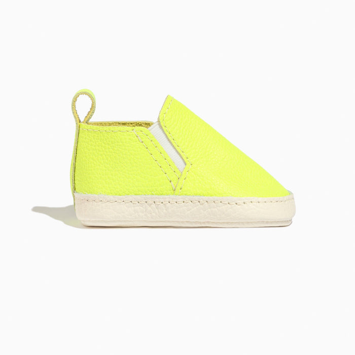 Extra Yellow Slip On Baby Shoe - Babies in Bloom