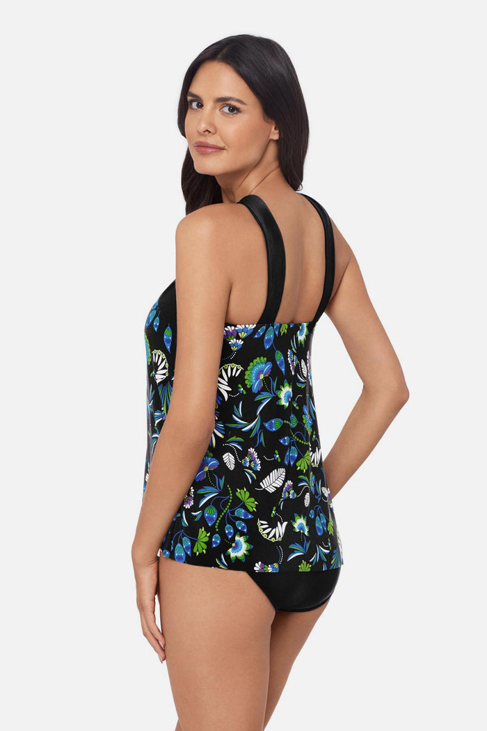Side view of Faye Tankini Top in Taj Mahal