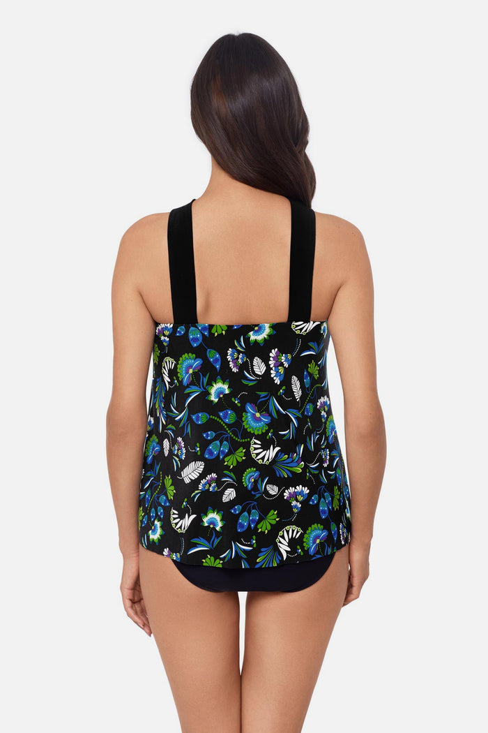 Back view of Faye Tankini Top in Taj Mahal