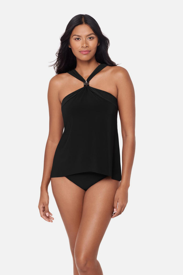 Faye Tankini Top in Black