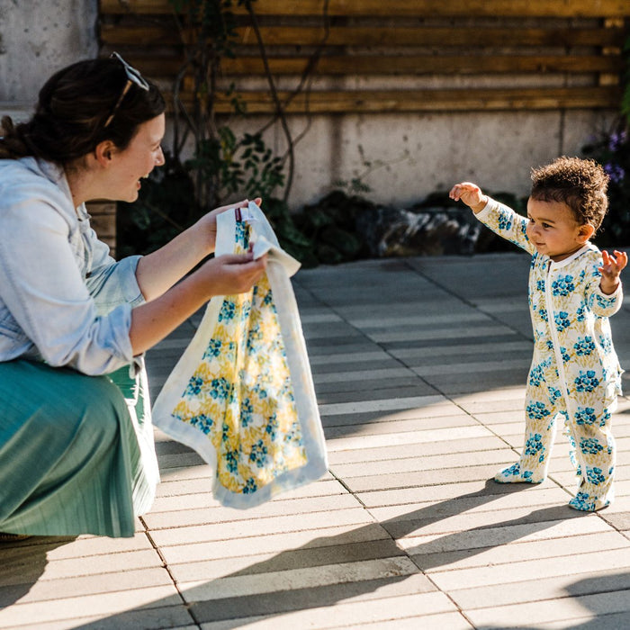Firefly Mini Lovey Two-Layer Muslin Security Blanket - Babies in Bloom