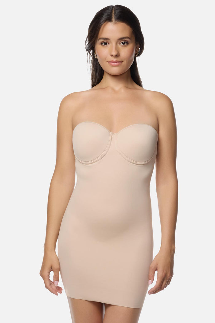 Firm Control Strapless Bra Slip