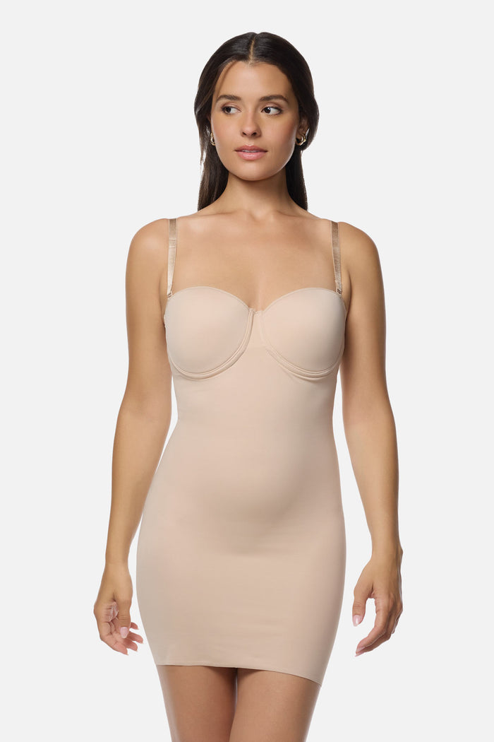 Firm Control Strapless Bra Slip