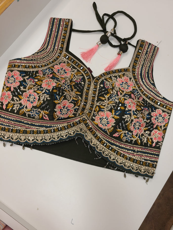 Floral Embroidered Lehenga Set