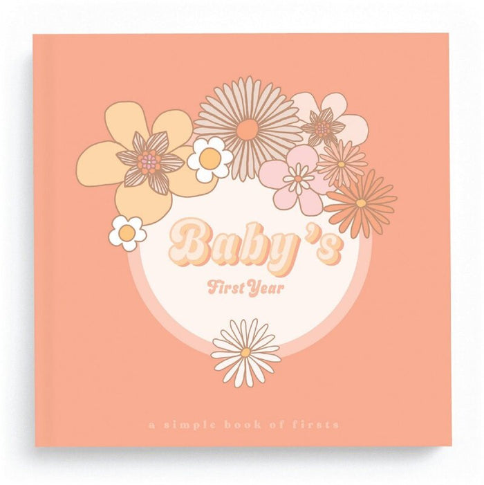 Flower Child Memory Baby Book - Babies in Bloom