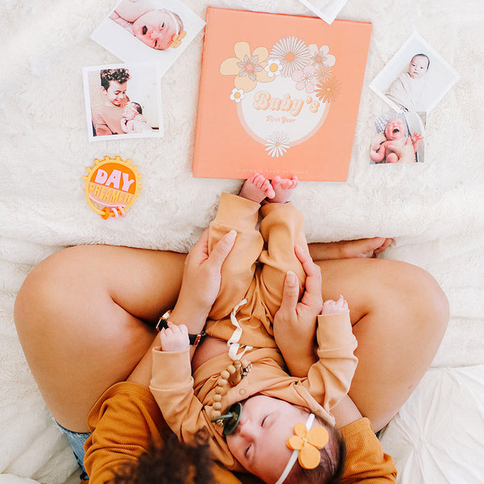 Flower Child Memory Baby Book - Babies in Bloom