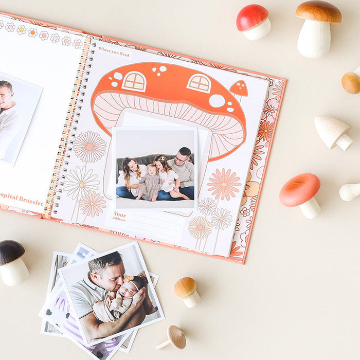 Flower Child Memory Baby Book - Babies in Bloom