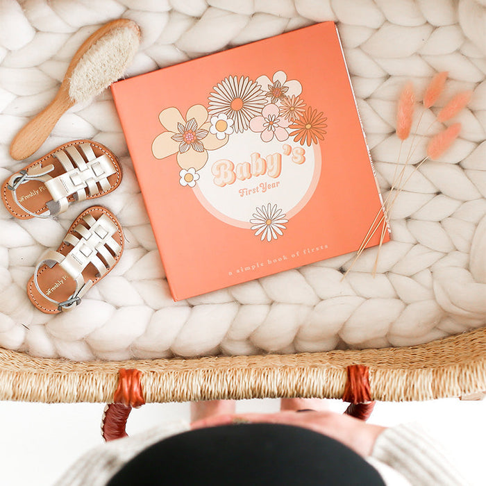 Flower Child Memory Baby Book - Babies in Bloom
