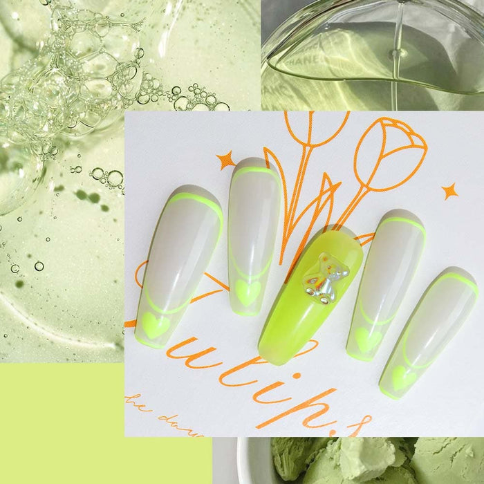Fluorescent Green - Luminous Poly Nail Gel (15g) Poly Nail Gel MODELONES #