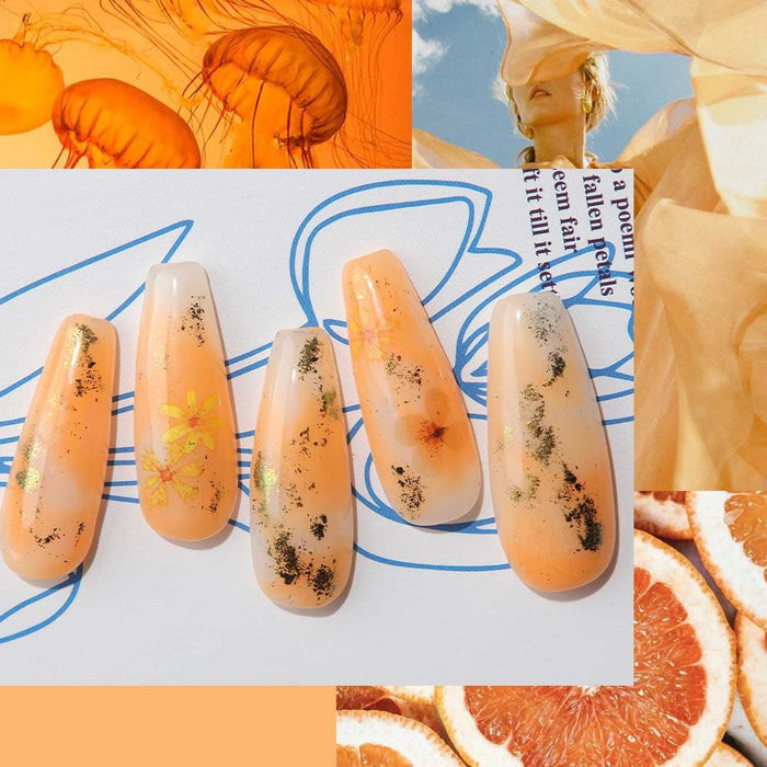 Fluorescent Orange - Luminous Poly Nail Gel (15g) Poly Nail Gel MODELONES #