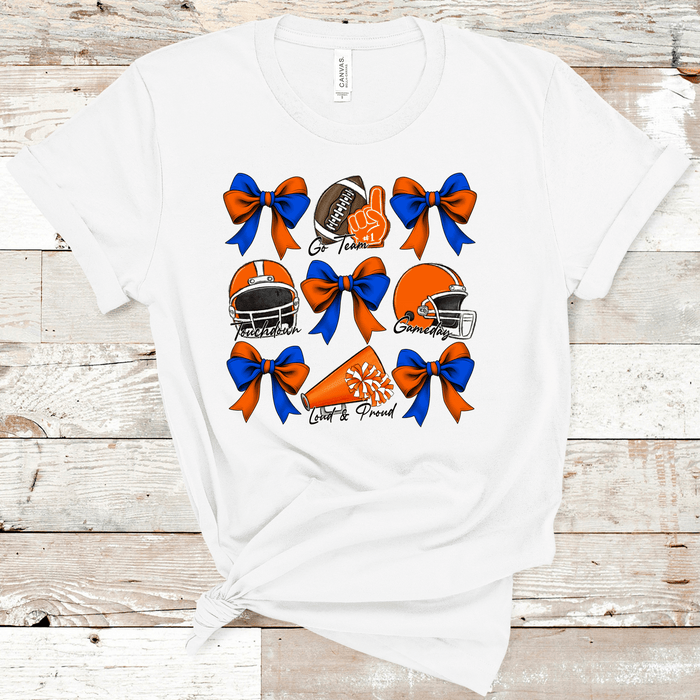 Football Bow Collage