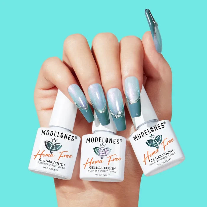 Modelones Green Spring Gel Nail Polish Set #forest-faerie