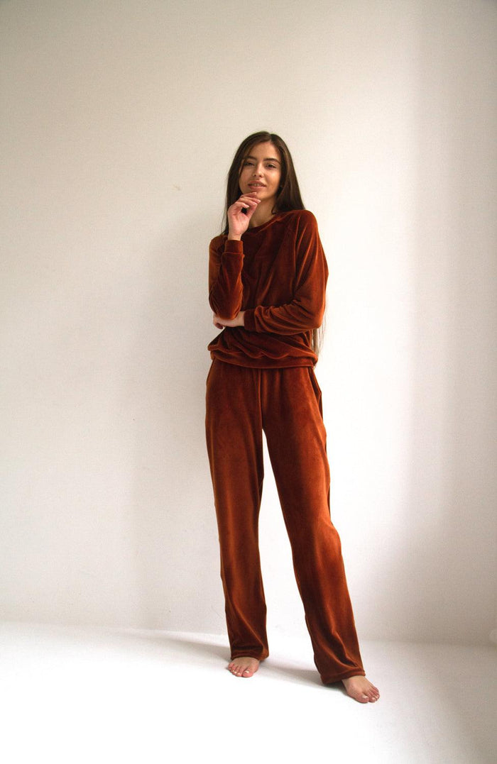 Foxy Terracotta sweater - Sweater by yesUndress. Shop on yesUndress