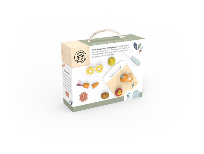 Fruits & Vegetables Cutting Playset - Babies in Bloom
