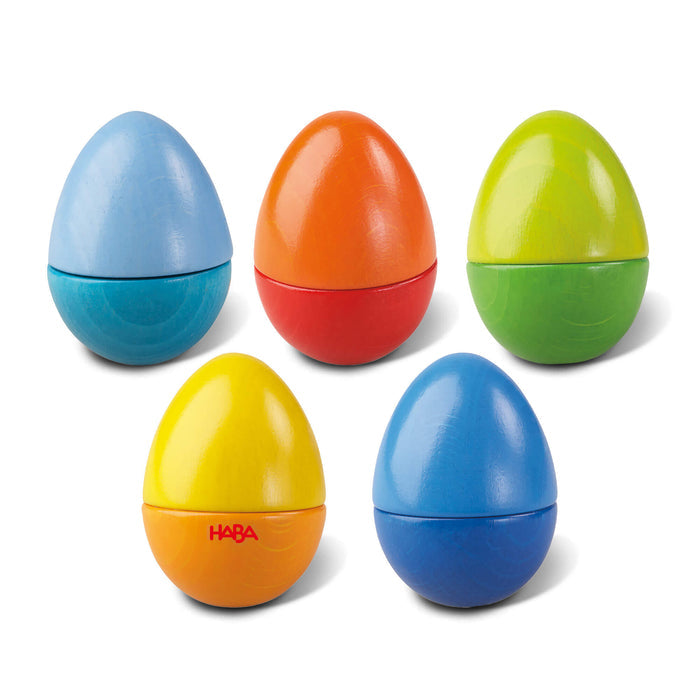 Fun with Sounds Wooden Eggs - Babies in Bloom