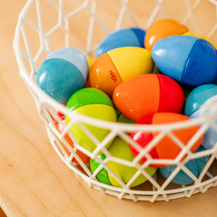 Fun with Sounds Wooden Eggs - Babies in Bloom