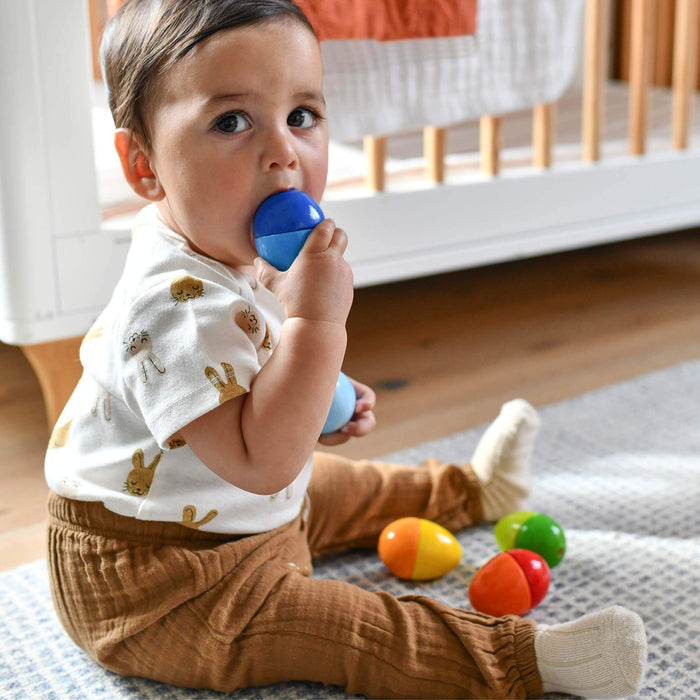 Fun with Sounds Wooden Eggs - Babies in Bloom