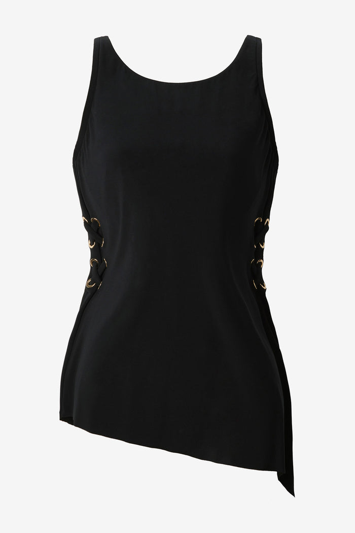 Gabriella Tankini Top in Hoops